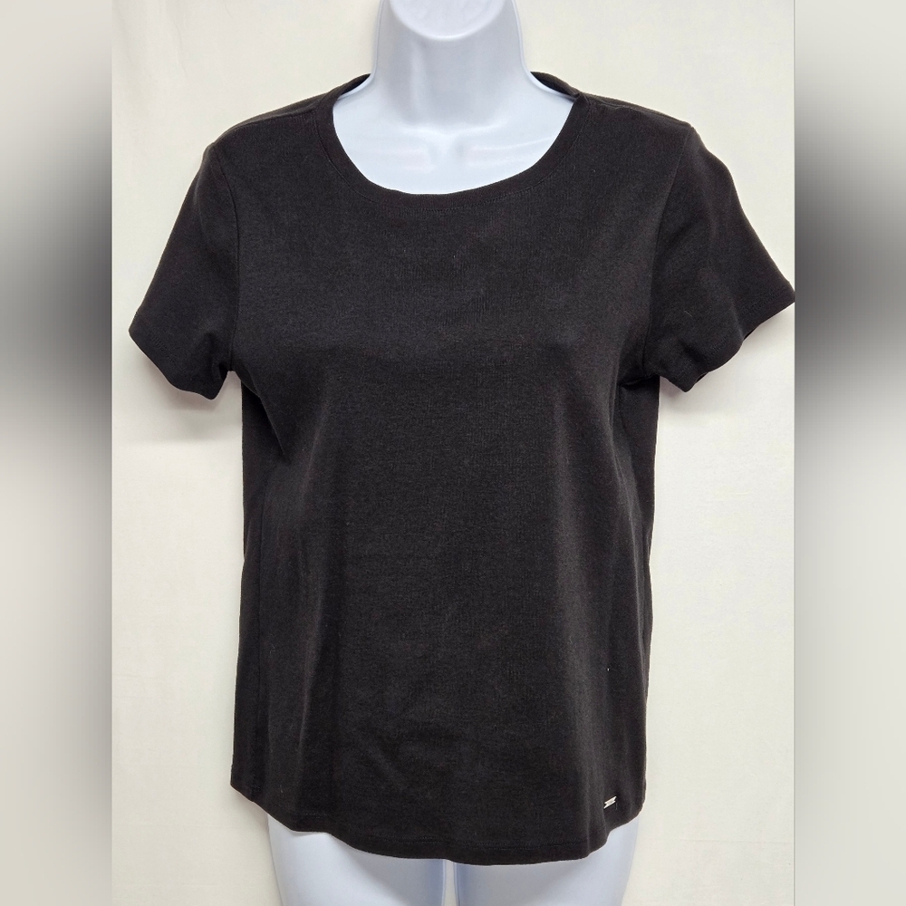 DKNY Black Short Sleeve Tee T Shirt Like New M